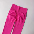 Legging Yoga Feminina Cintura Alta Sem Costura Push Up Legging Esportiva Fitness Corrida Levanta Bumbum Altamente Elástica Legging de Academia