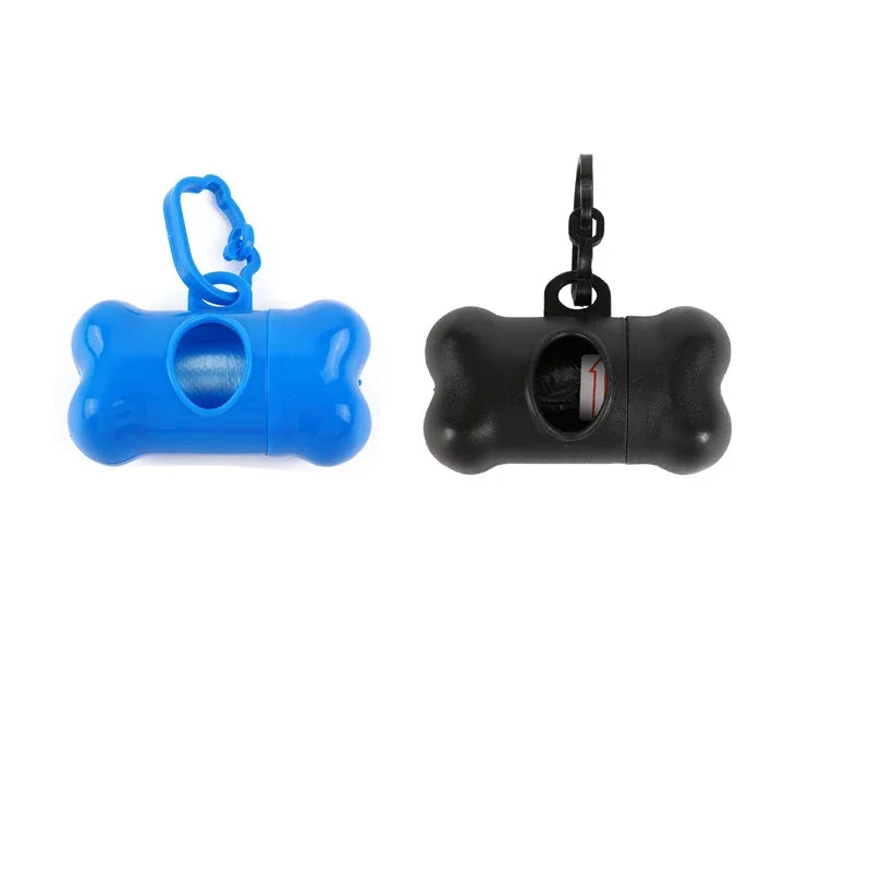 1/2/3/4/10pcs Bone Shaped Pet Garbage Bag Dispenser for Dogs Carrying Cleaning Supplies When Going Out