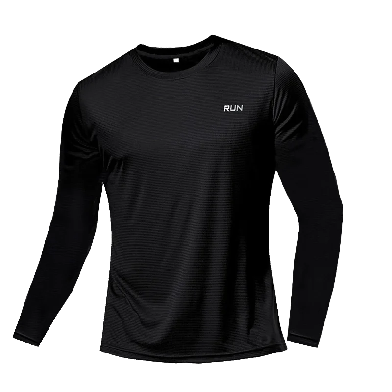 Camiseta Masculina Manga Longa Secagem Rápida — Conforto Total