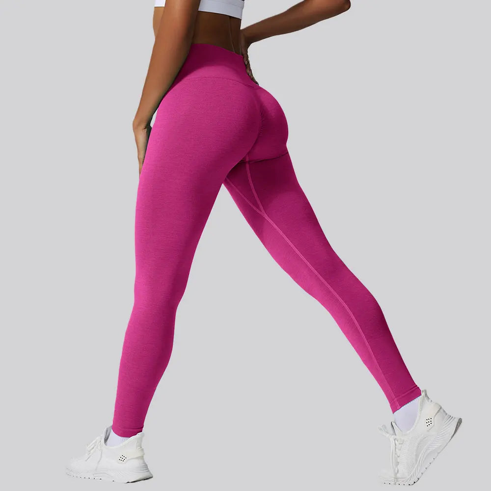 Seamless Stretch Sports Leggings Women's High Waisted Yoga Pants Gym Clothing Women Sexy Push Up Fitness Running Workout Tights