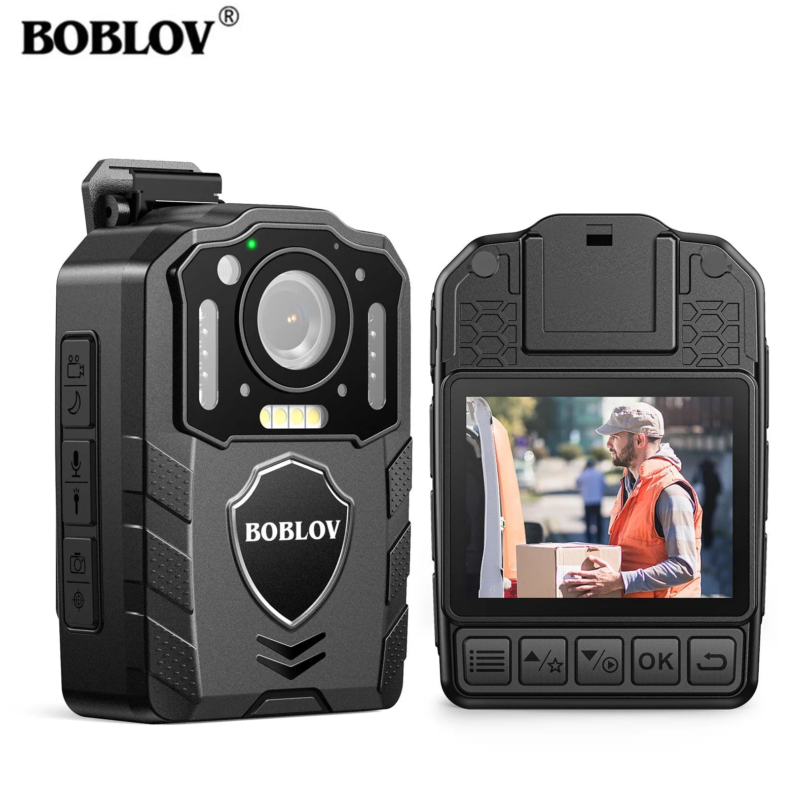 BOBLOV KJ25 1080p - Body Camera - 3000mAh Support 13H