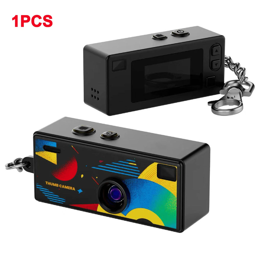 Hot Digital Câmera 0.96 Inch Keychain Câmera Retro Support Memory...