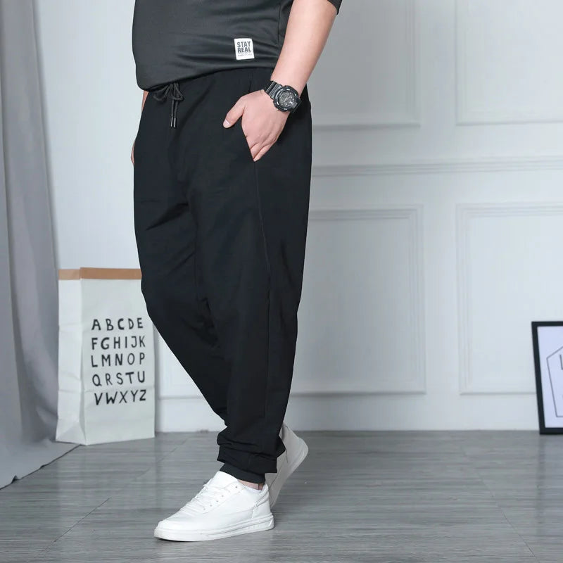 10XL Calça Casual Grande Masculina Plus Size Camuflada Folgada Perna Larga Streetwear Calças Masculinas Tamanhos Grandes