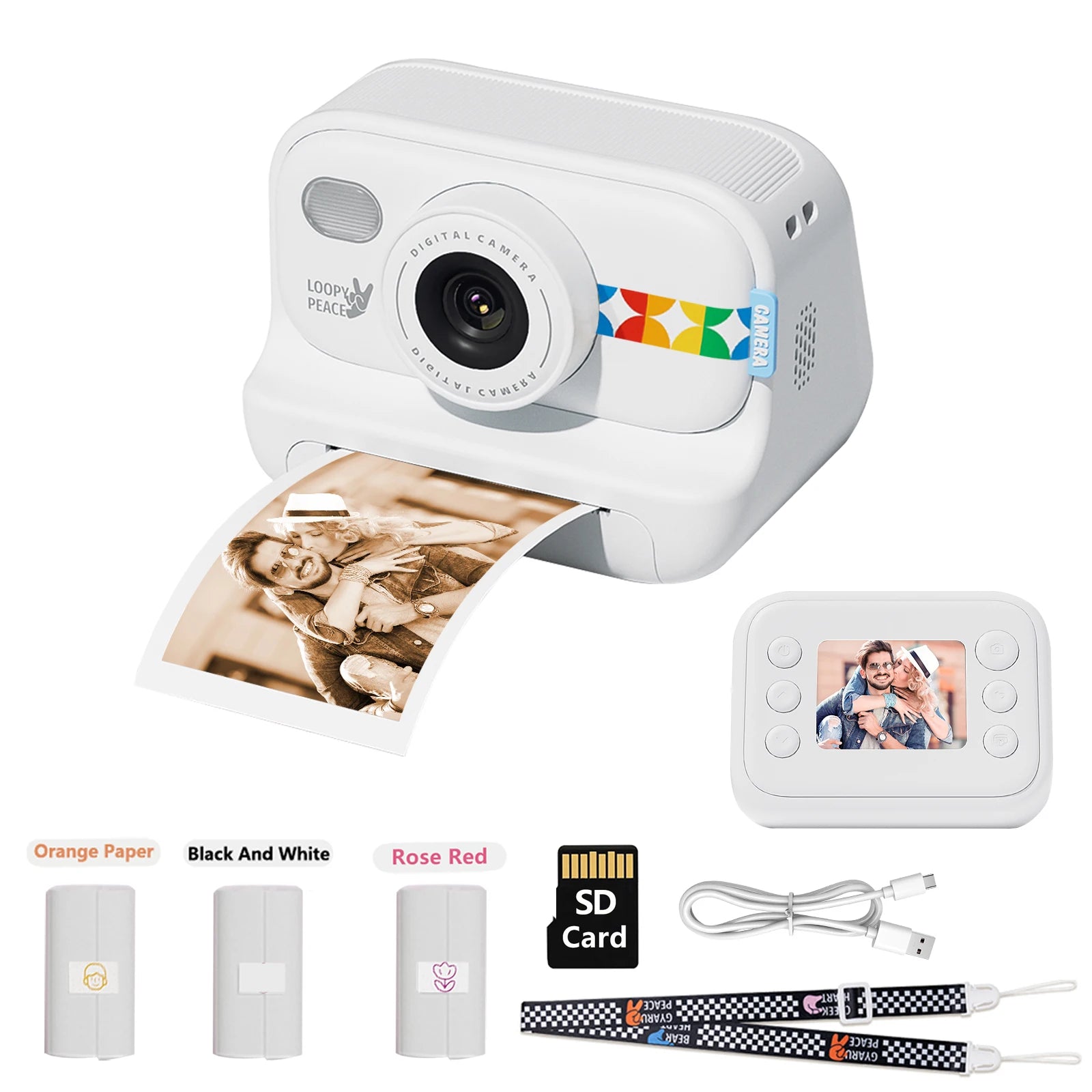 Color Instant Print - Camera for - kids, Christmas Birthday