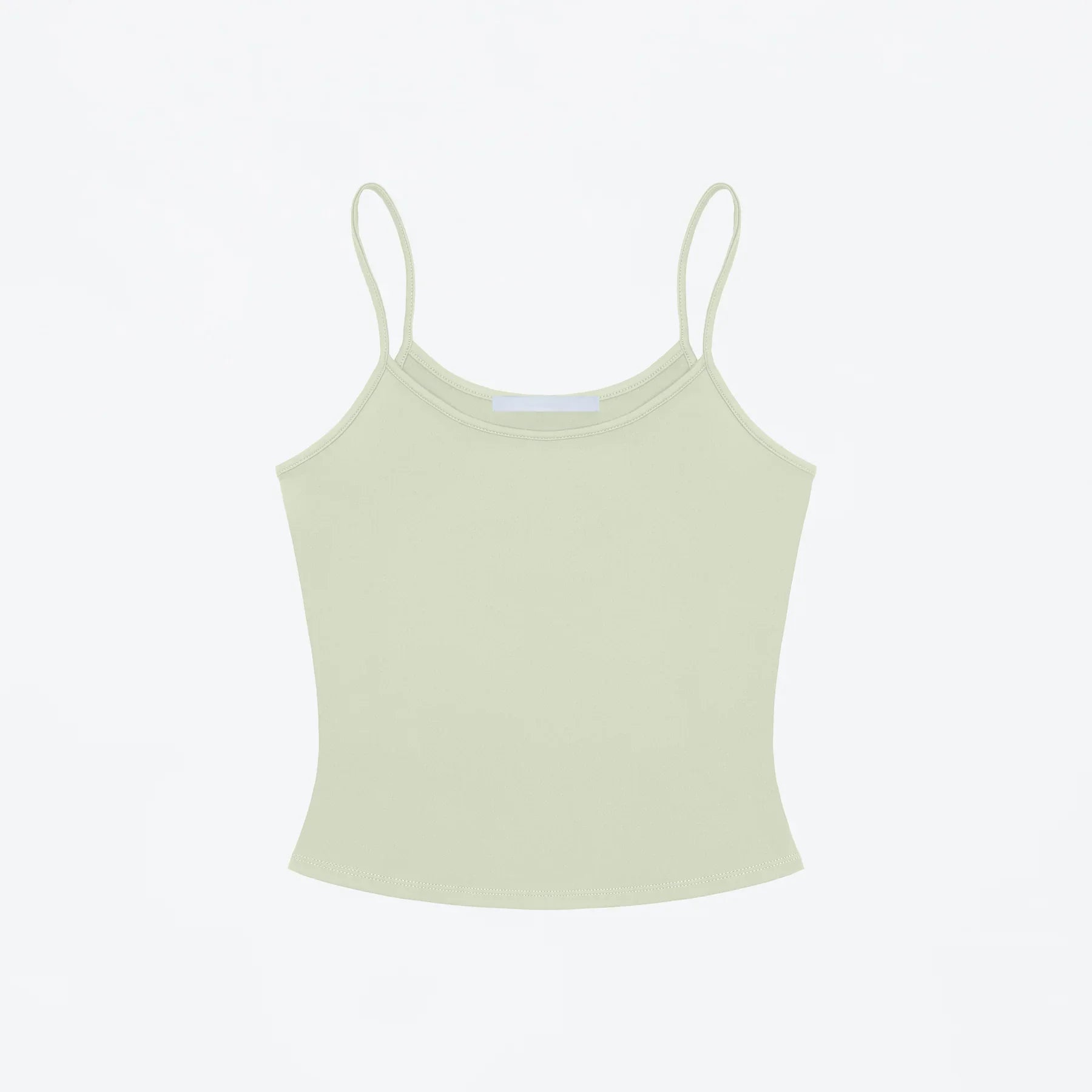 Regata Feminina Slim Fit Lisa Básica Versátil Emagrecedora Sem Mangas Multicor Básica Versátil para o Dia a Dia - verde XXS