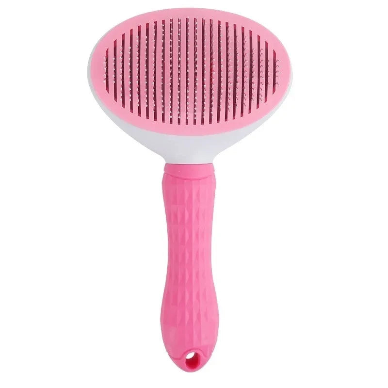 Escova de Pelo para Cães e Gatos Pente para Gatos Autolimpante Removedor de Pelo de Animais de Estimação Ferramentas de Tosa para Cães e Gatos Pente Desembaraçador Acessórios para Cães