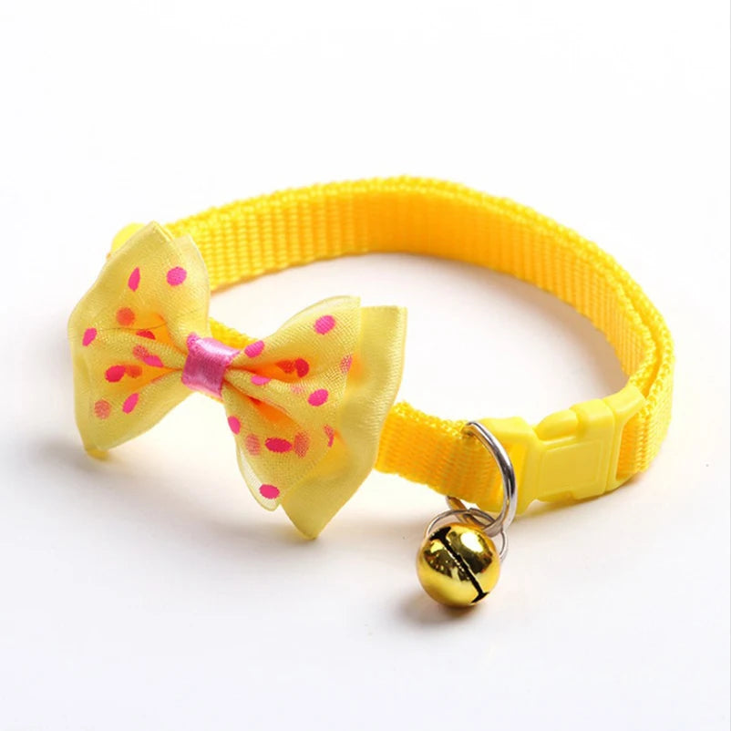 Fashionable bow Cachorro e Coleira para Gato Macio e Confortável...