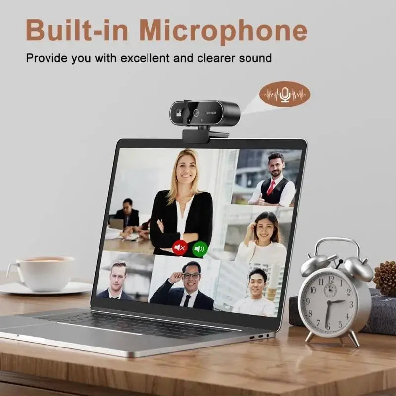4K Webcam Video - Camera 2K - Autofocus Streaming Web