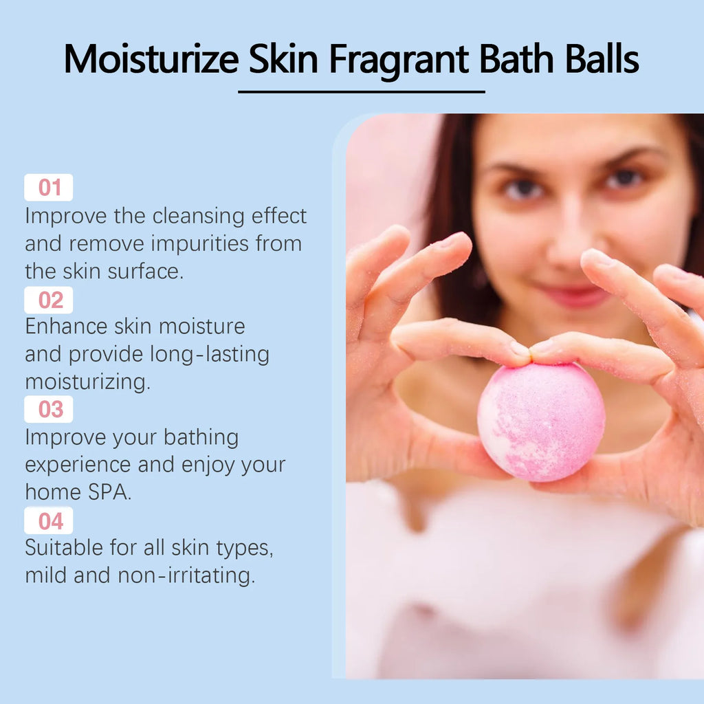 Aromatherapy Floral Fragrance Bath Bomb Set