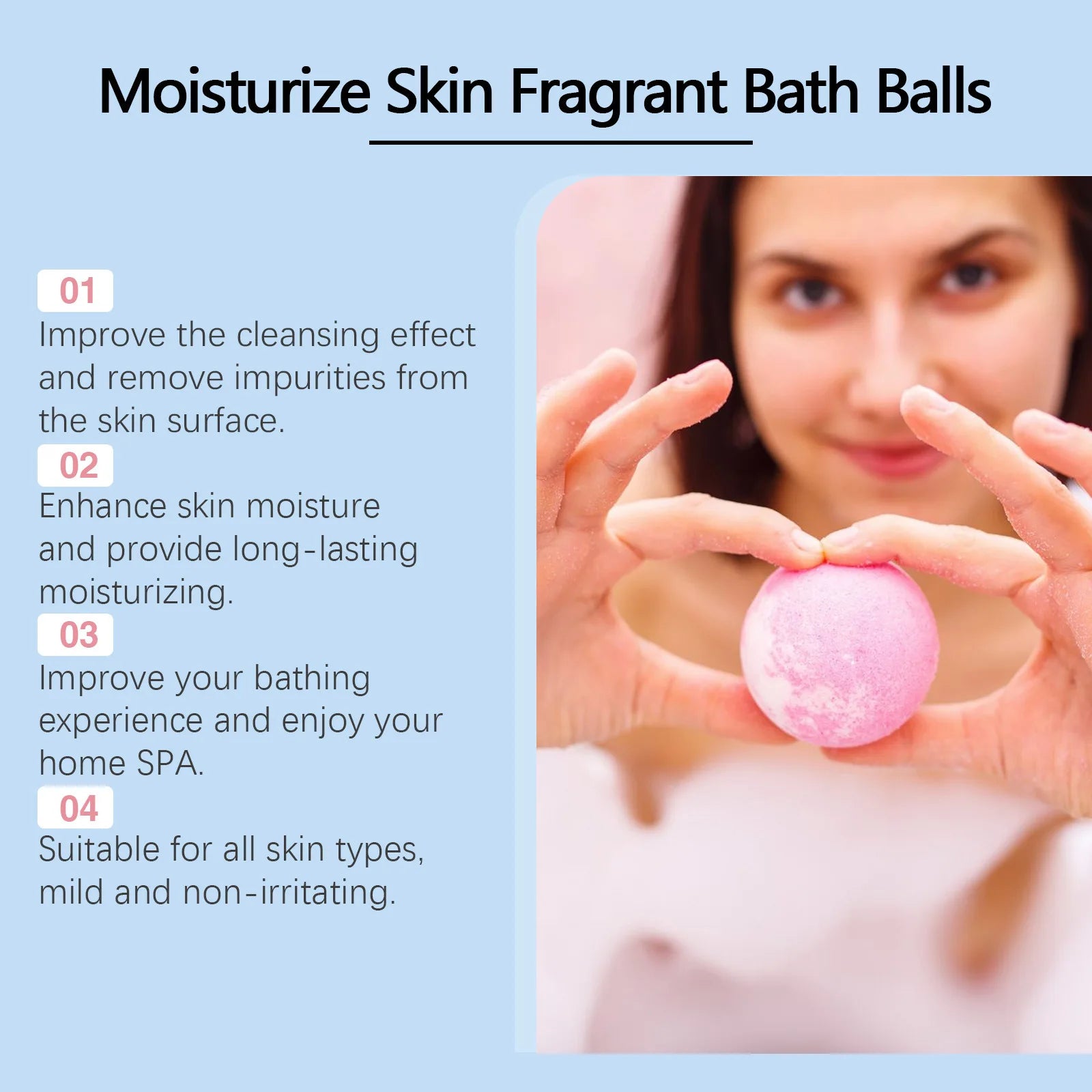 Aromatherapy Floral Fragrance Bath Bomb Set
