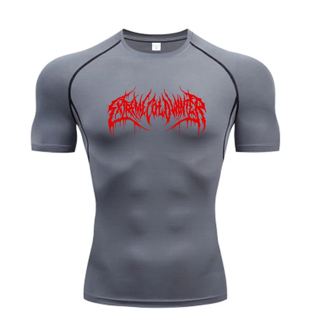 Camiseta Bodybuilding Masculina — Compressão e Estilo na Academia