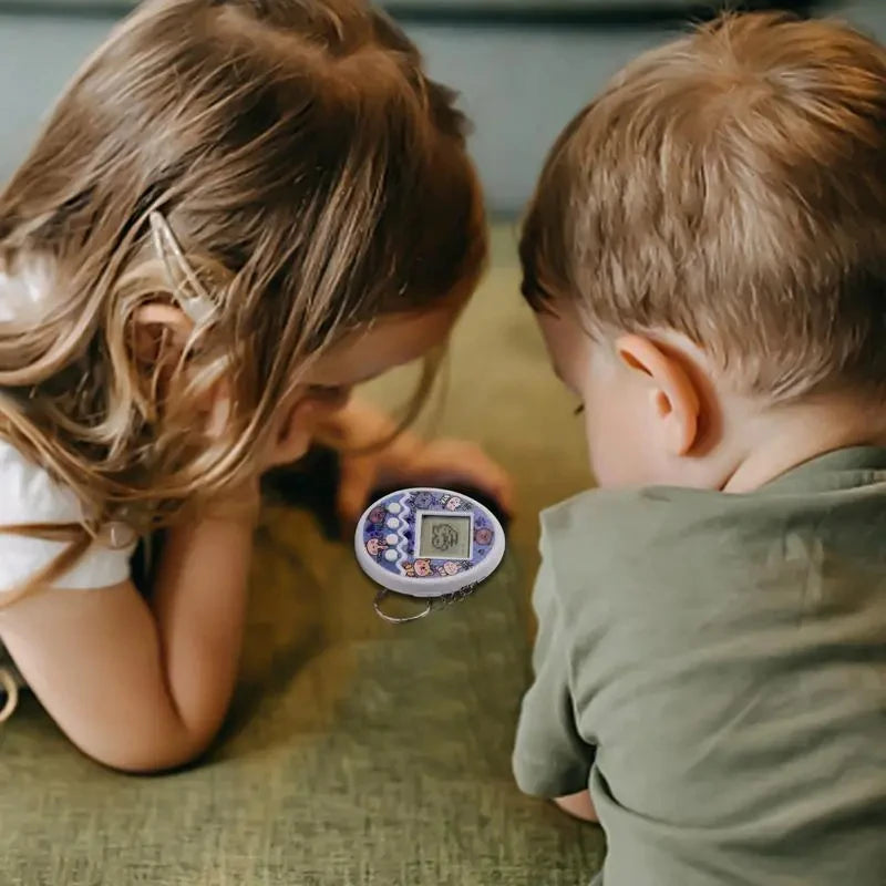 Brinquedo Eletrônico Tamagotchi Virtual em Russo Original Alemão Espanhol Polonês, Brinquedos de Animais Digitais Pixel para Crianças