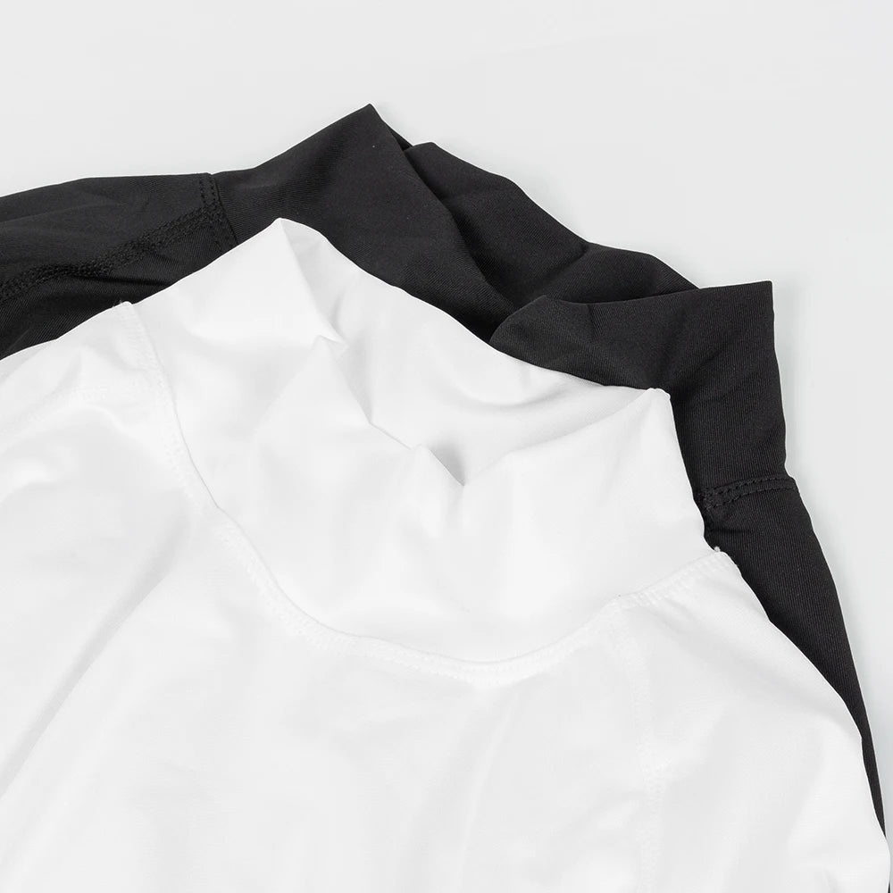 Camiseta Compressão Gola Alta Masculina — Suporte Total no Treino