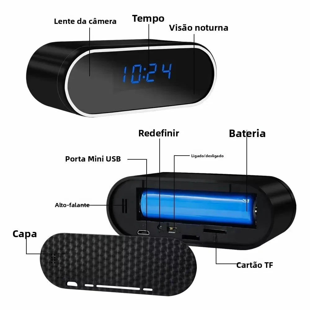 4K FHD Mini Camera IR Night Vision WiFi Motion Detection Remote