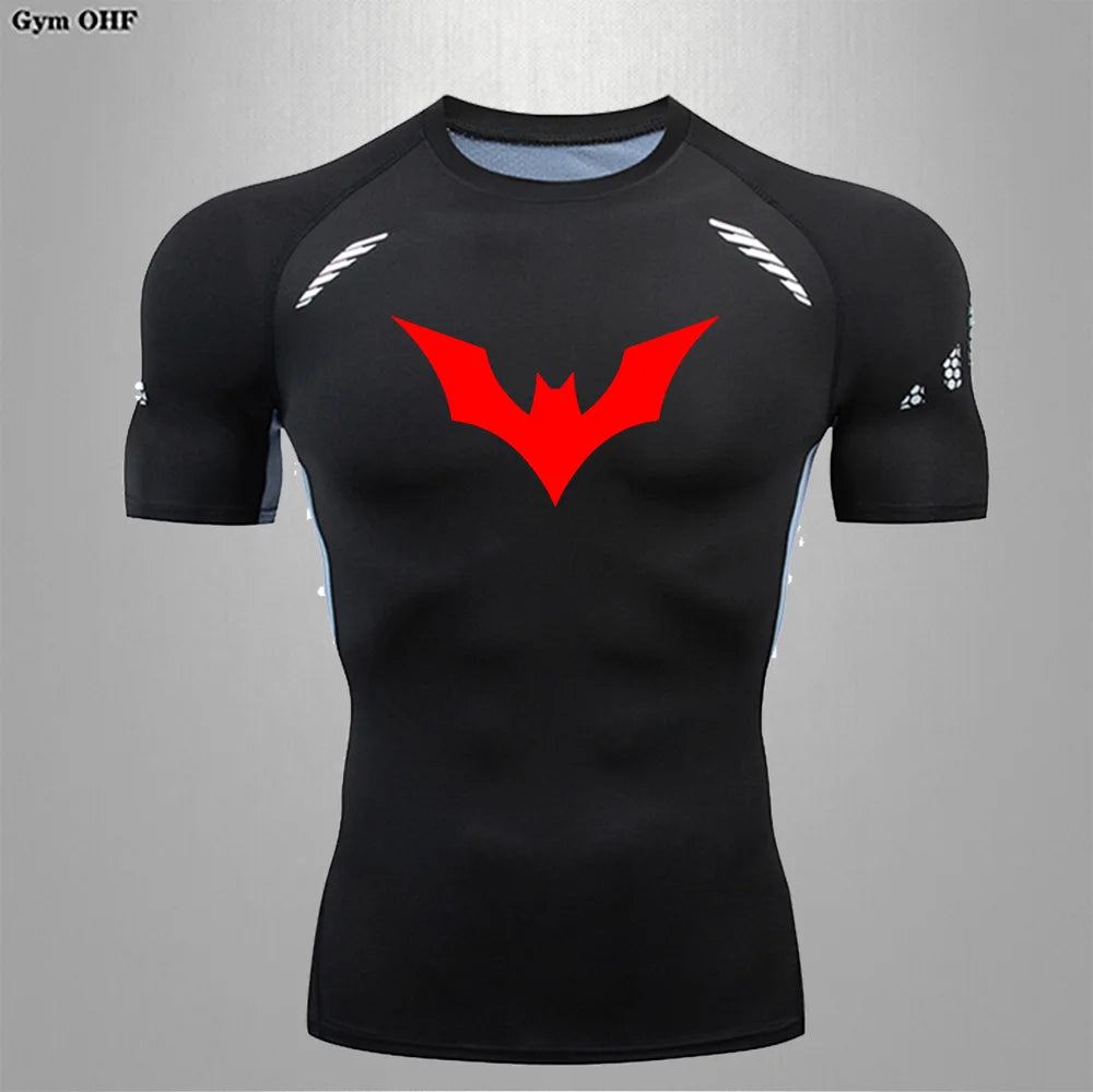 Camiseta Compressão Masculina Spider — Performance e Visual Único
