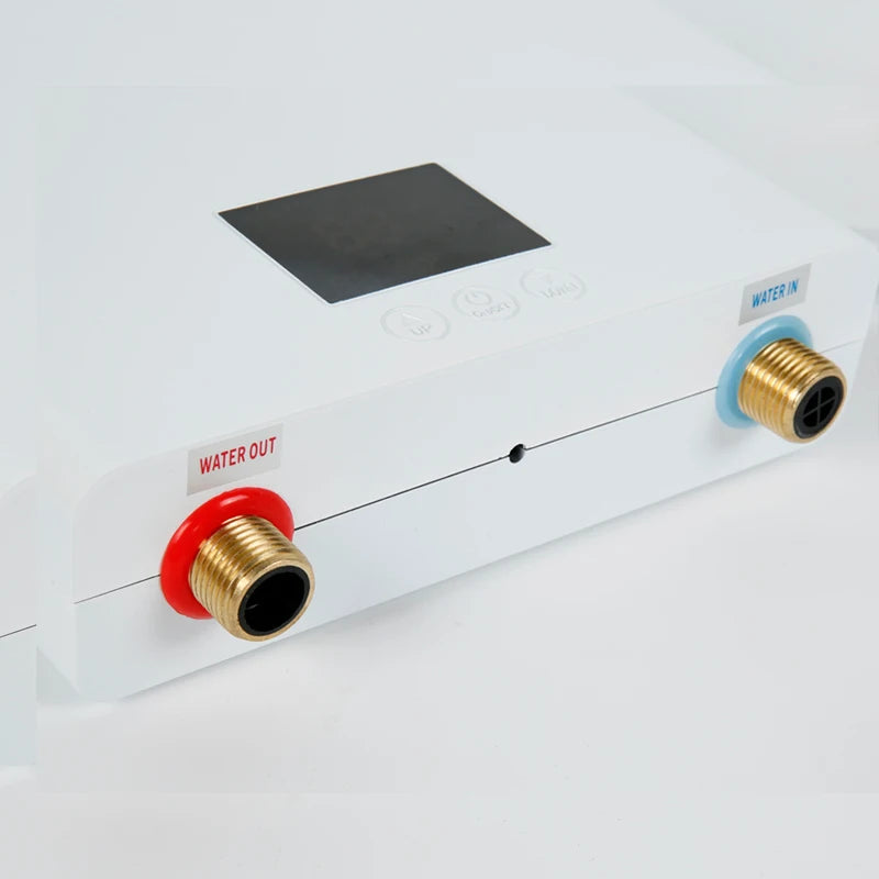 Aquecedor de Água Instantâneo 110V/220V 3000W/5500W Aquecedores Elétricos de Parede para Chuveiro de Água Quente de Banheiro e Aquecimento de Cozinha Doméstica