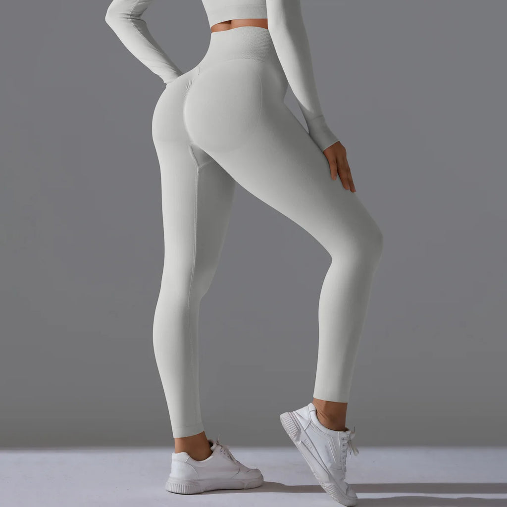 Women Seamless Yoga Pants High Waist Hip Lifting Running Sports Leggings Women's Fitness Workout Yoga Legging Pants Gym Clothing