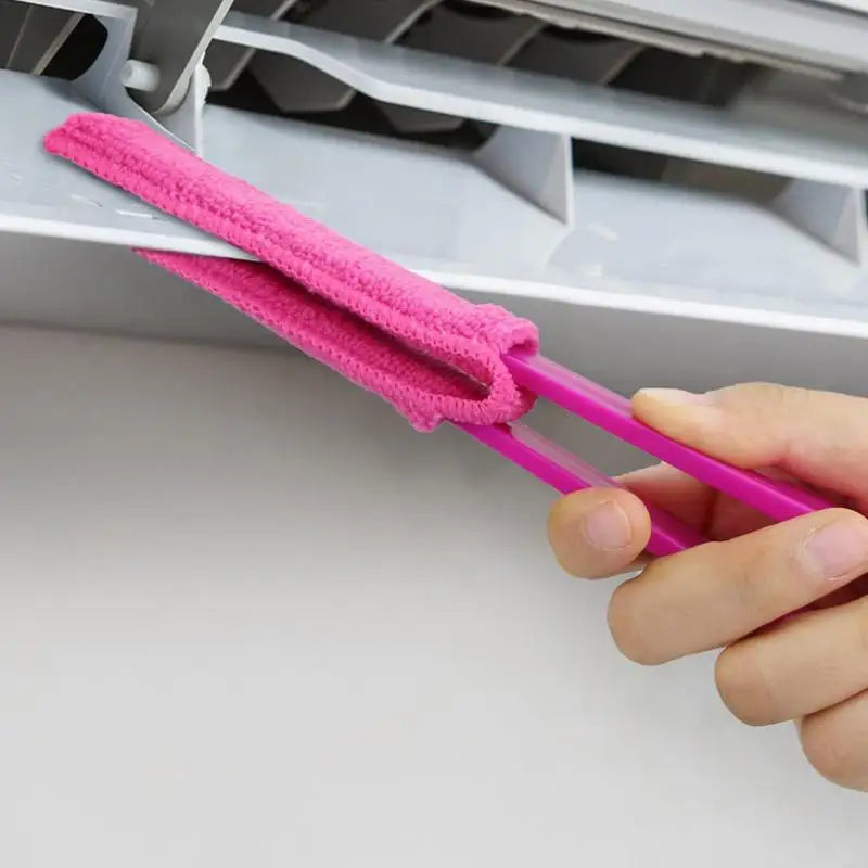 Escova de limpeza para persianas de microfibra, limpador doméstico, escova de limpeza para saídas de ar condicionado de carro