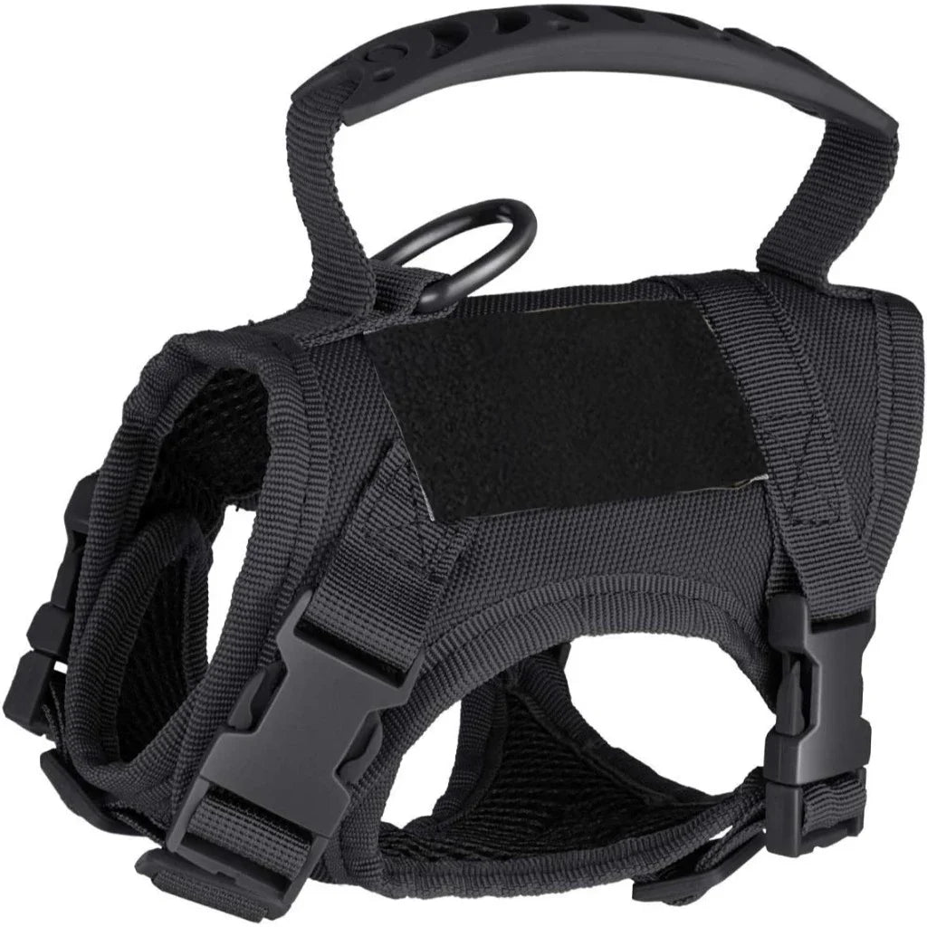 Peitoral Coleira para Gato e Cinto Peitoral Tático Respirável para Animais de Estimação para Cães e Gatos de 3-20 Kg