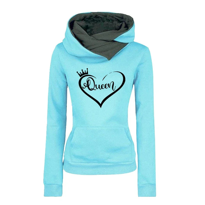 Women's Tracksuit Autumn Winter Quality Hoodies Casual Print Single Sport Pants Comfort Outdoors Daily Jogging Gym Woman Fashion