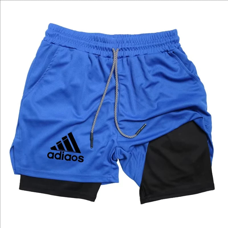 Men's compression shorts running training sports shorts summer gym...