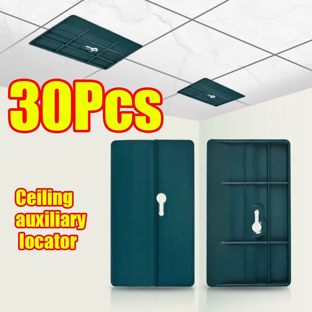 1-30Pcs Room Ceiling Sloped Walls Decoration Positioning Plate Drywall Ceiling Positioning Plate Plasterboard Fixing Tool