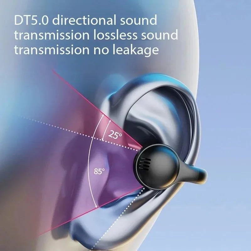 Ear‑Clip Headphones Bluetooth Wireless Earbuds Featuring Noise Reduction Lossless Sound Quality for Daily Sports Casual Wear
