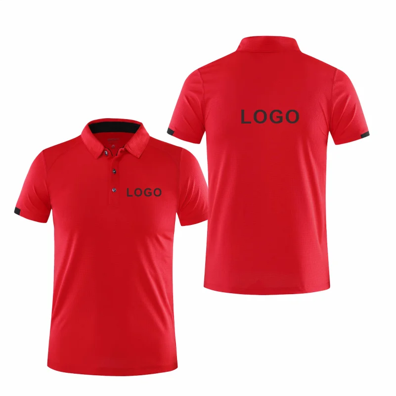Summer Quick-Drying Polo T Shirt For Men Custom Logo Embroidery Printing Men And Women Golf shirts Personalized Design 2023 New