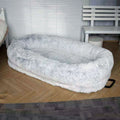 Cama de Luxo para Cachorro Pelúcia Sólida Gigante XXL de Espuma Ortopédica para Humanos Grande/GG Feita de Fibra