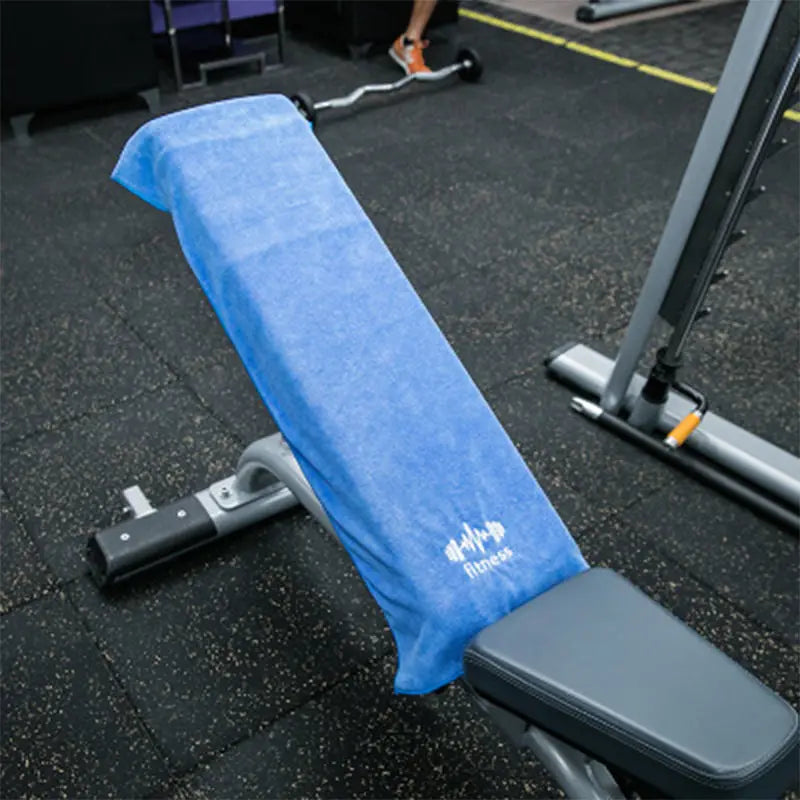 Grey Unisex High-Absorbency Quick-Dry Gym Towel | Sweat-Enhanced Sports Mat for Basketball, Running & Fitness Workouts