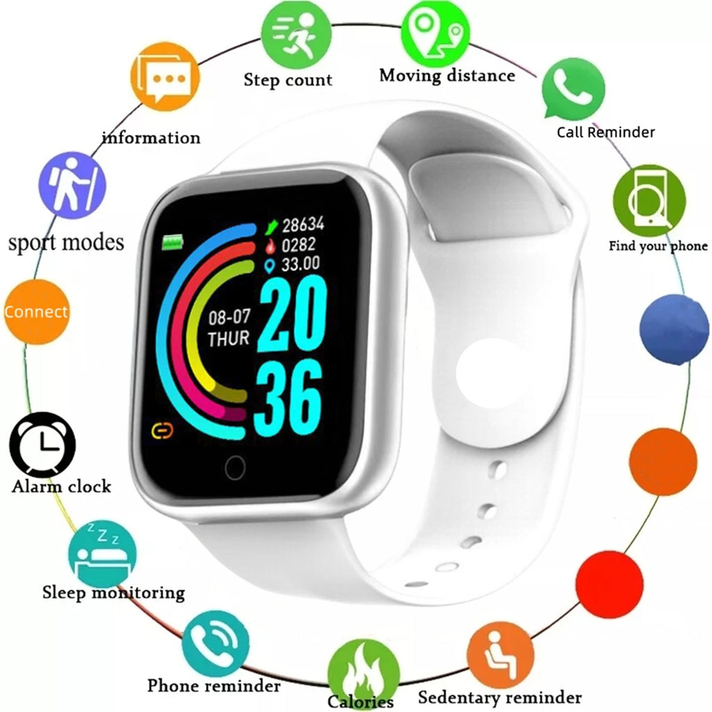 Smartwatch Y68 116Plus Fitness Tracker Android iOS