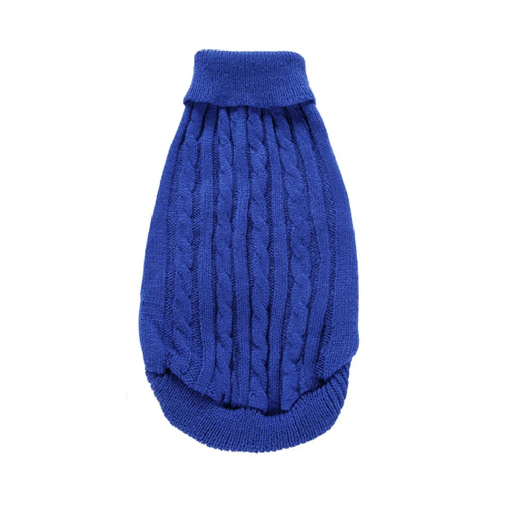 Colete Suéter de Tricô Quente de Inverno com 2 Pernas para Cães Salsicha Colete Sem Mangas de Cor Sólida para Cães Dachshund Casaco Macio para Dachshund Pequeno e Médio