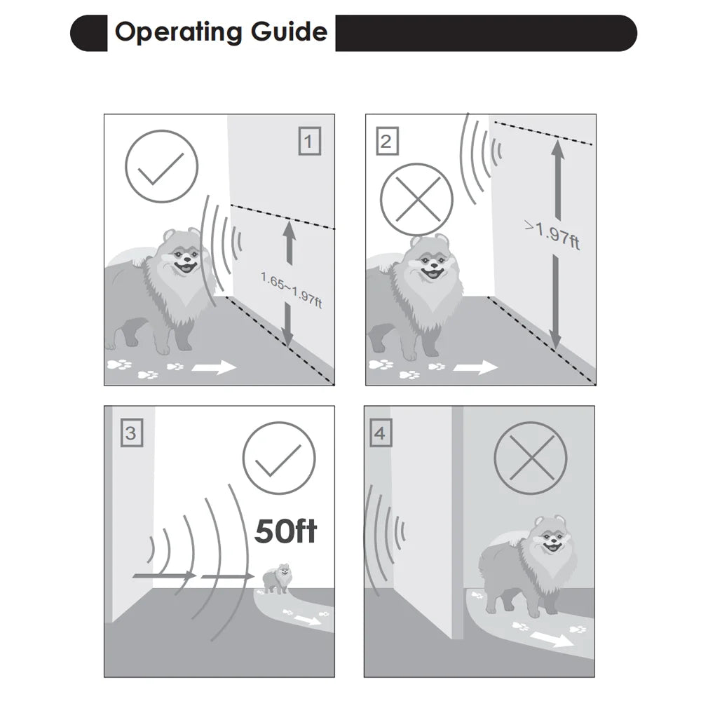PATPET U13 Dispositivo Anti-Latido Ultrassônico Portátil Recarregável Solar para Cães Adestramento de Cães de Estimação Flash de Alta Frequência para Casa