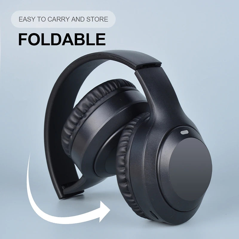 Headphones Over Ear HIFI Stereo M5 Sem Fio Bluetooth 5.3 Esportivos Gamer Suporte TF/AUX com cancelamento de ruído