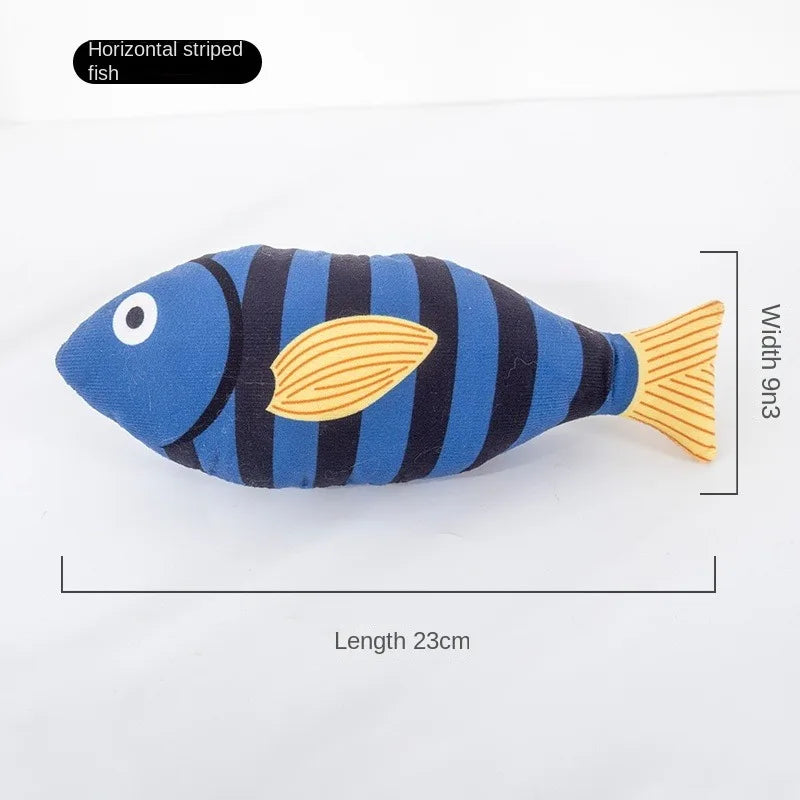 1 peça criativa gato brinquedo peixe forma mordida resistente catnip gato brinquedo pet mastigar brinquedos pet interação suprimentos gato favores