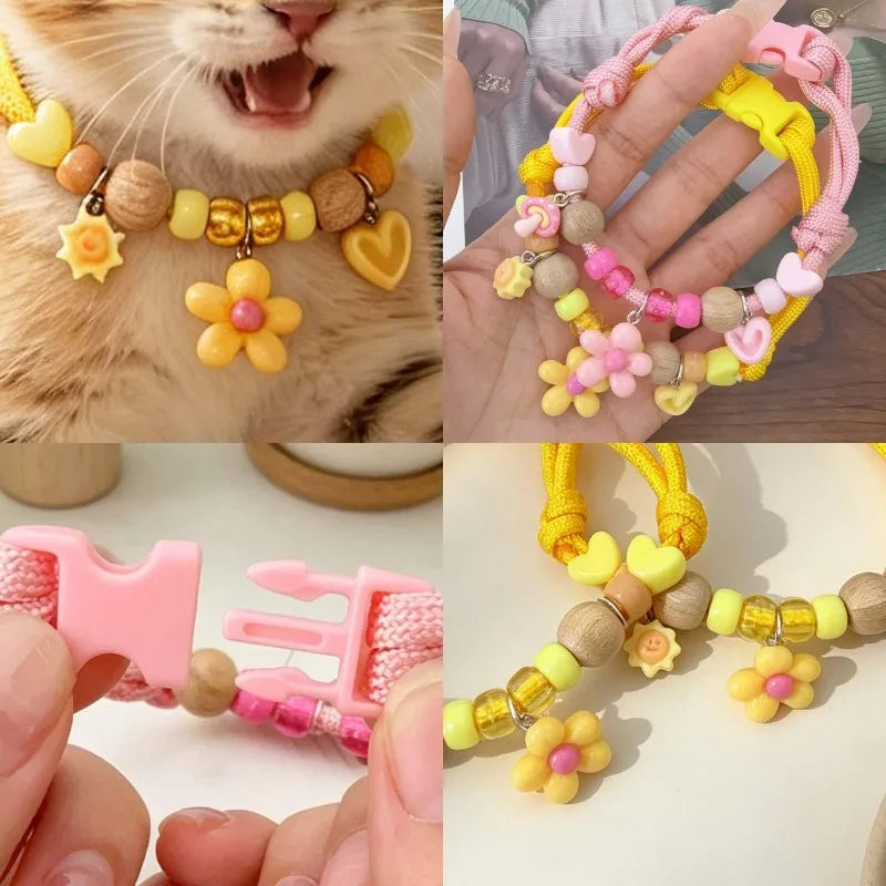 Camphor Wood Pet Collar Colorful Anti Mosquito Insect Repellent...