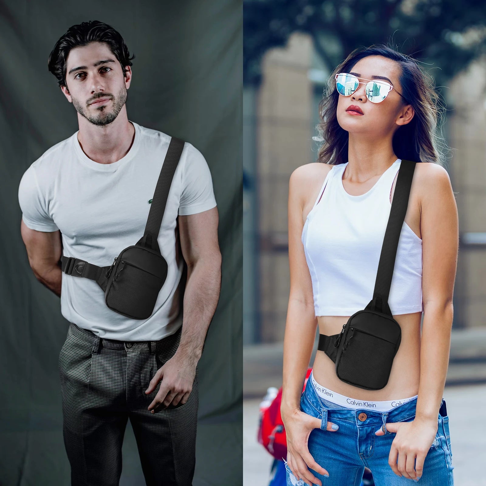 Sports Chest Bag Men's Small Size Backpack Women Mobile Phone...