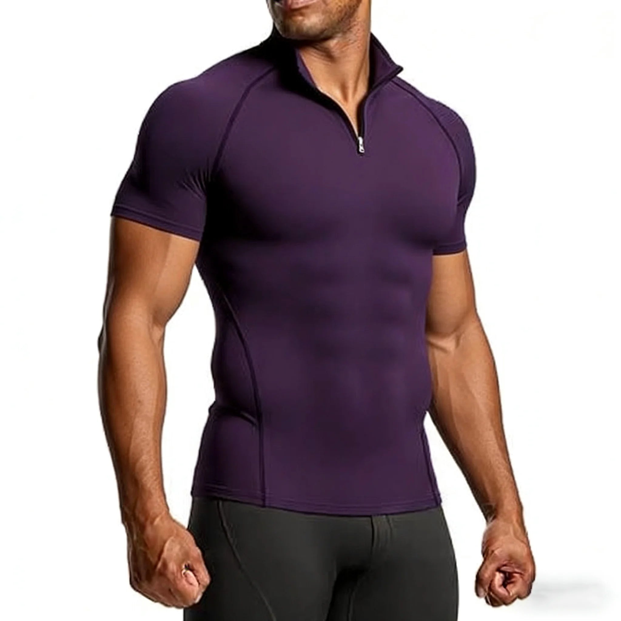 Camiseta de Compressão Masculina Esportiva de Verão Tops Tee Treino Roupa Esportiva de Academia Fitness Jersey Apertada Camiseta de Corrida Masculina