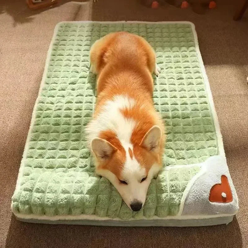 Cama para Cães Lavável à Máquina Almofada Ortopédica Removível para Filhotes Travesseiro de Espuma Viscoelástica para Cães e Gatos de Pequeno Médio e Grande Porte