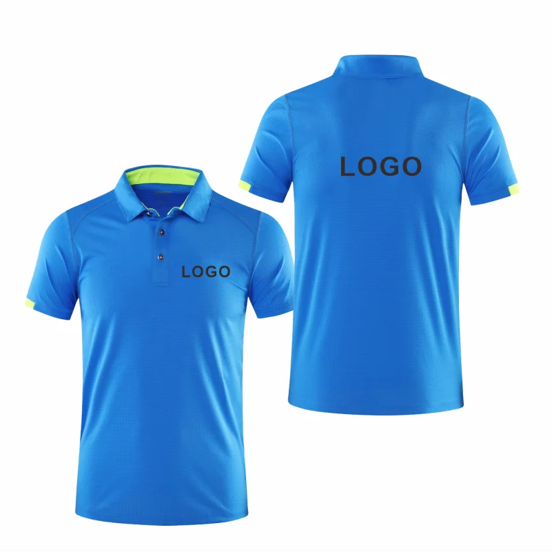 Summer Quick-Drying Polo T Shirt For Men Custom Logo Embroidery Printing Men And Women Golf shirts Personalized Design 2023 New