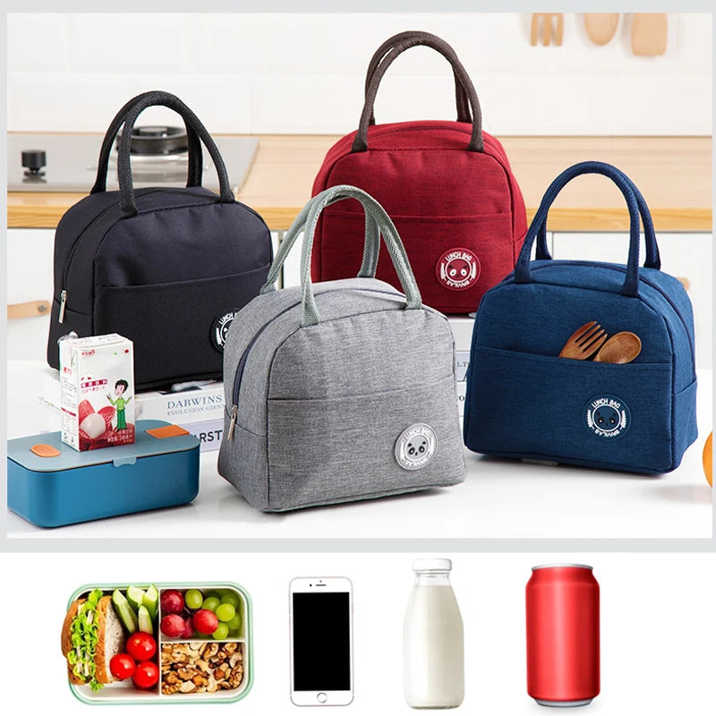 Portable Insulated Lunch Bag Cationic Aluminum Foil Insulation...