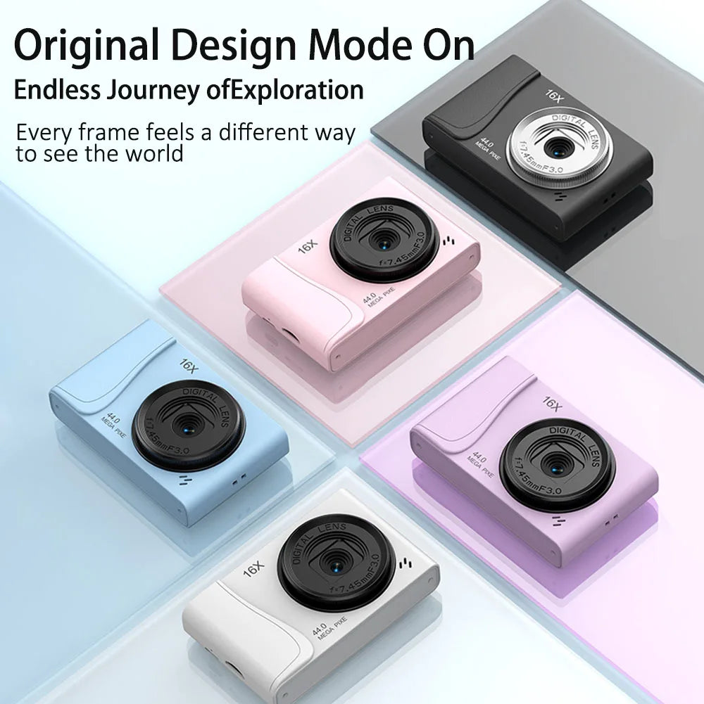 Retro CCD 24 - Million Pixels - Camcorder 4K Digital