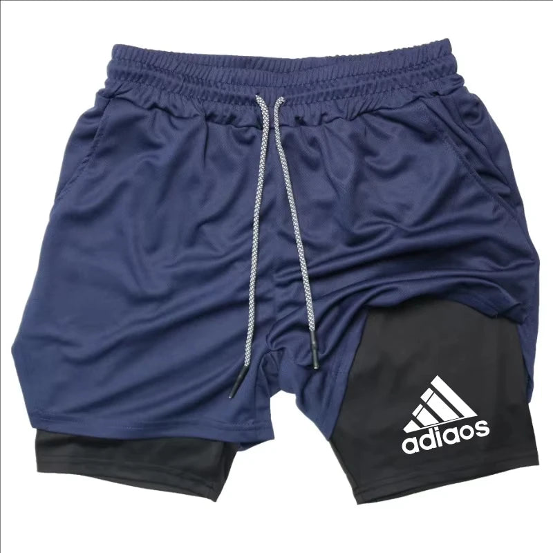 Men's compression shorts running training sports shorts summer gym...