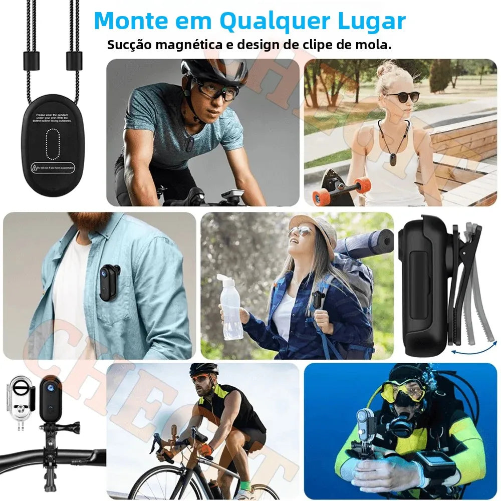 4K HD Motorcycle - Mini Recorder - Finger WIFI Action