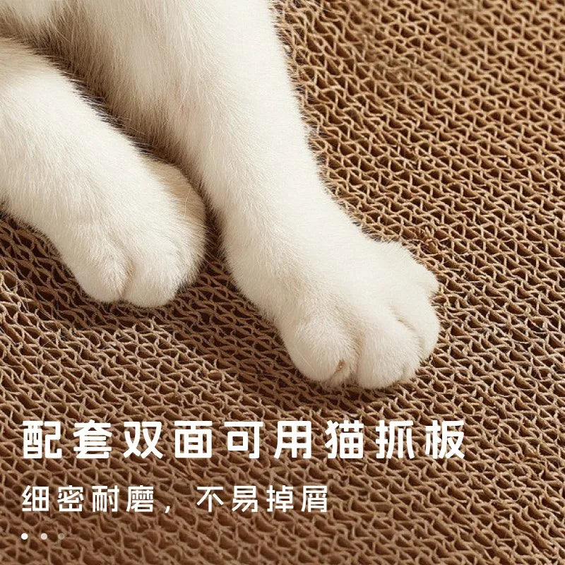 Nova Cama de Papelão Ondulado para Gatos Casa Quente à Prova de Frio Cama para Animais Dobrável Produtos Especiais para Animais de Estimação Cama Para Perro XY40CWC