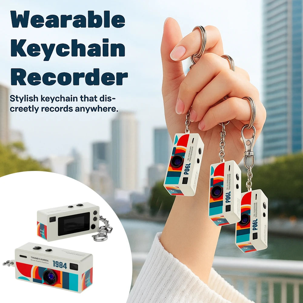 Magecam Digital Camera - 0.96 Inch - Keychain Camera Retro