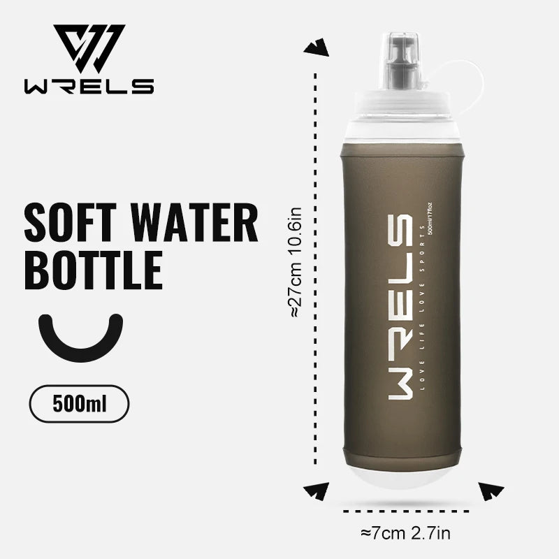 Garrafa de Água WRELS Dobrável — Leve e Compacta para o Outdoor