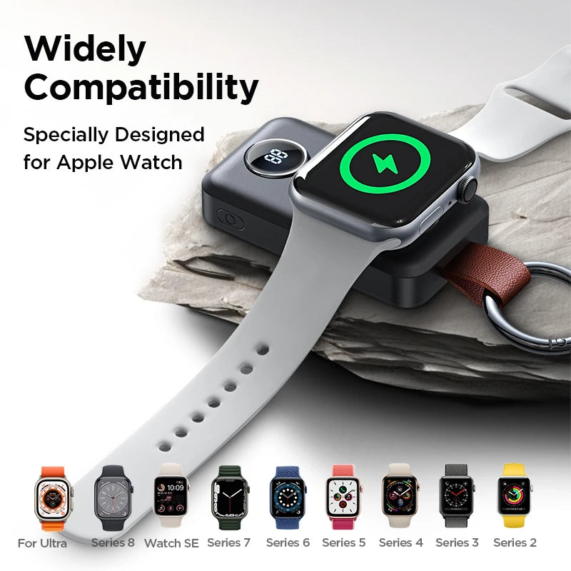 WonderNest Carregador Portátil Sem Fio Apple Watch Series 2-10