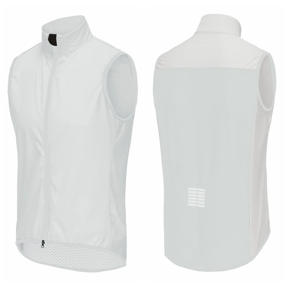 Colete Masculino Rsantce, Corta-Vento, Leve, Ciclismo, Sem Mangas, Jaqueta, Uniforme de Bicicleta Mtb, Roupa de Ciclismo