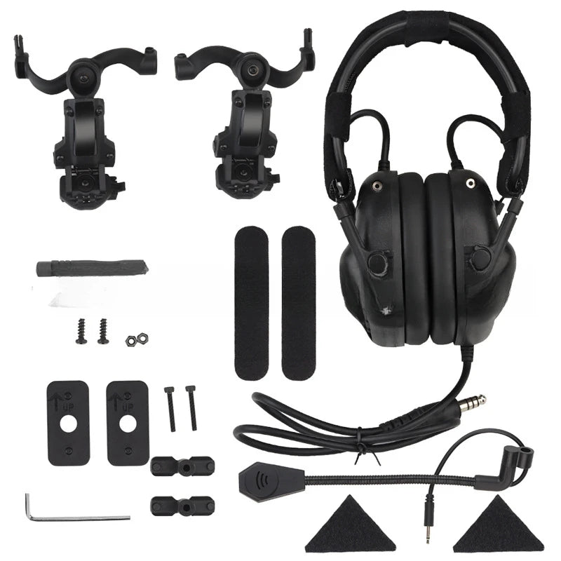 The Fifth-generation Headgear Wears An All-in-one Foldable Tactical Headset
